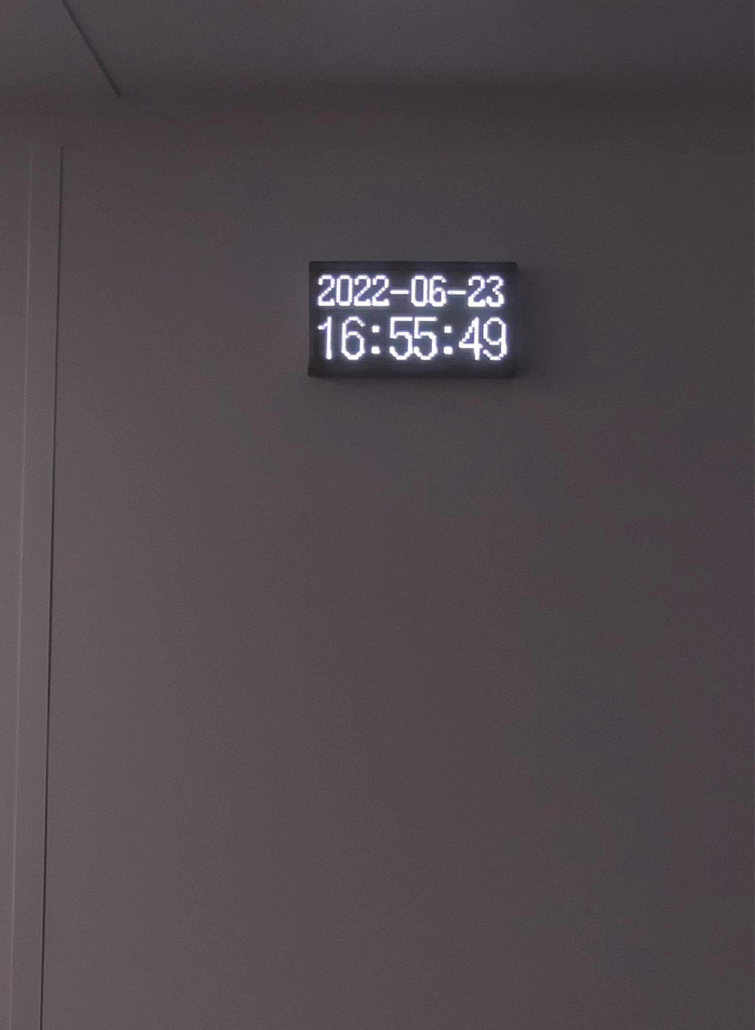 洁净室使用挂装时钟-不锈钢外壳-NTP网络同步(图2)